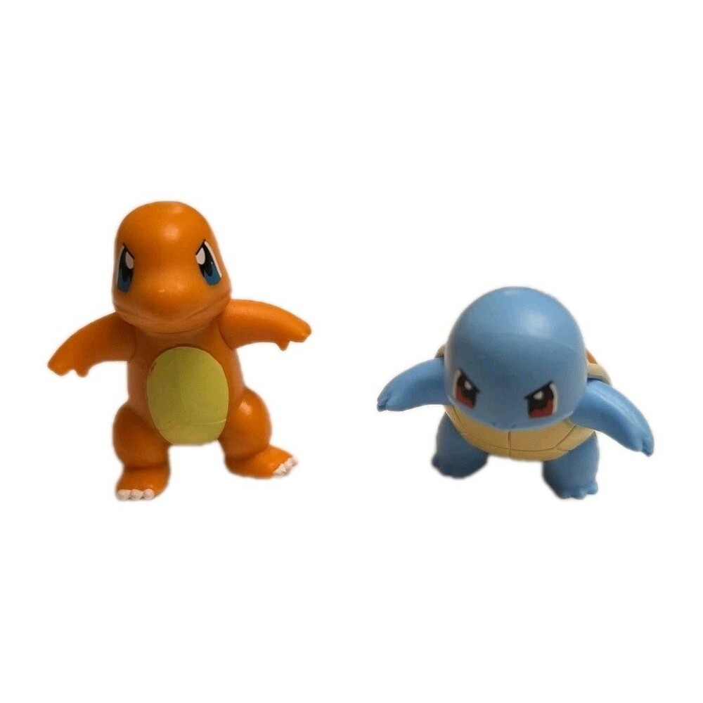 Tomy Pokemon Action Pose 2 Pack Squirtle vs Charmander